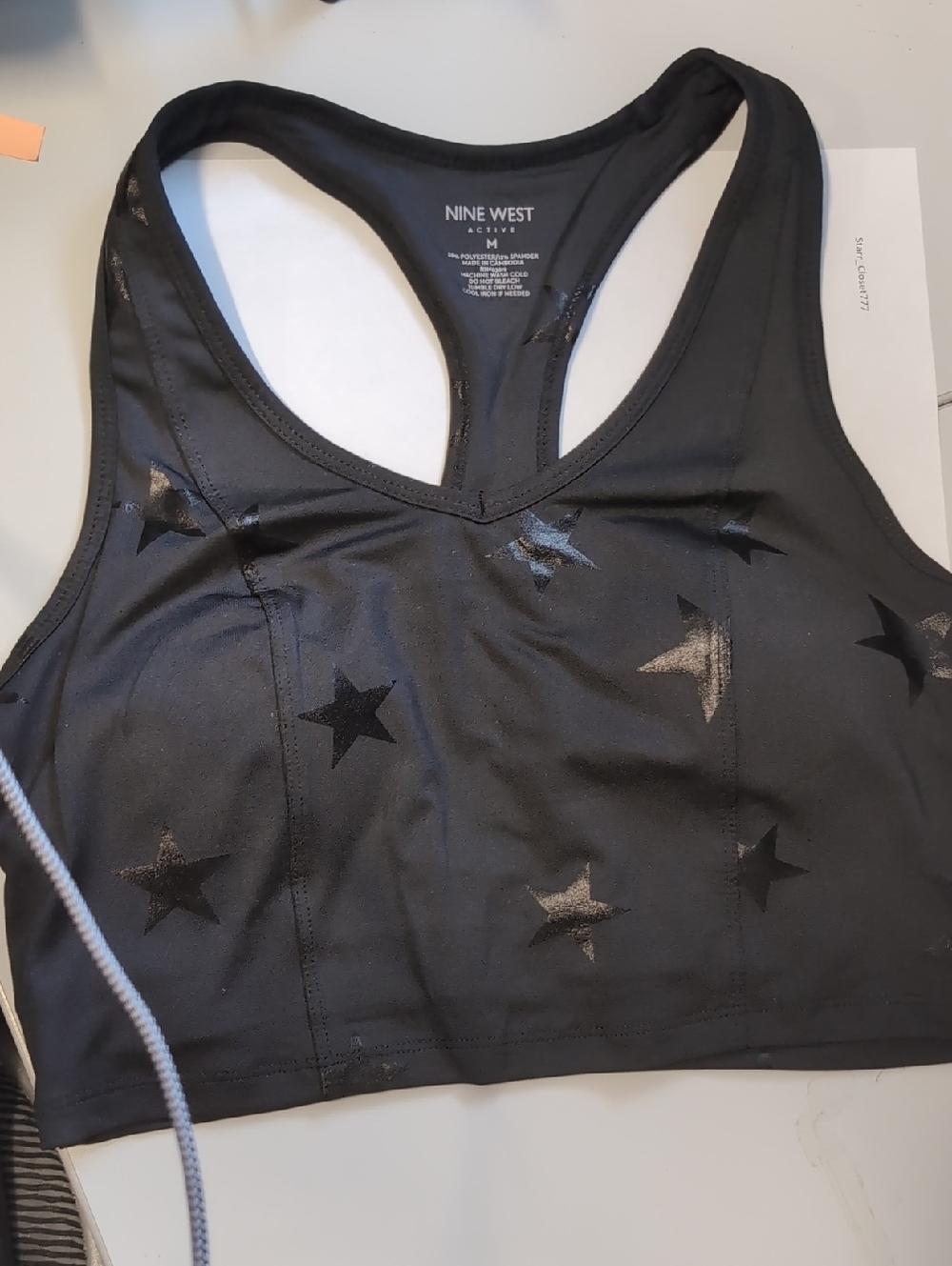NINE WEST NEW SPORT BRA Size Medium New W Tags  M